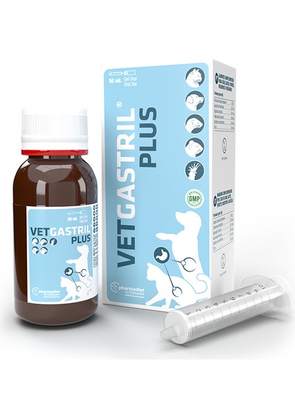 Vetgastril Plus Kedi-Köpek Için Mide Koruyucu 20 ml Oral Süspansiyon