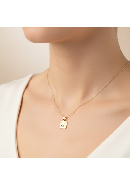 14 Ayar Altın Kolye Ucu F&z GM11574 0.5 gr