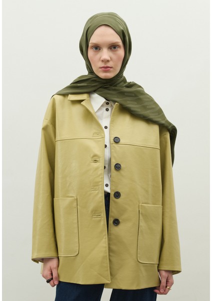 Nara Pamuk Floş Jakarlı Şal Askeri Haki fırsatları