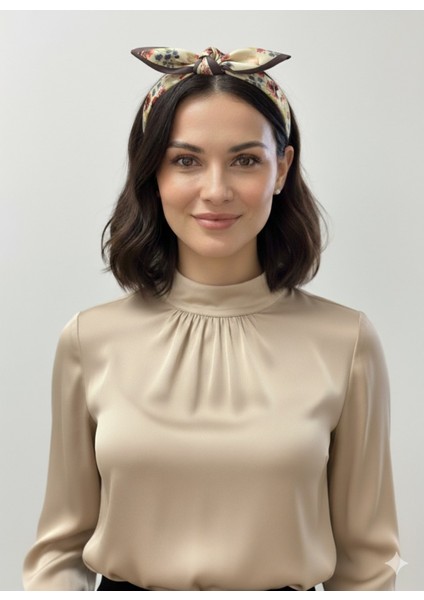 Çiçek Zerafeti Fular Bandana – Estascarf 100X9 cm fiyatları