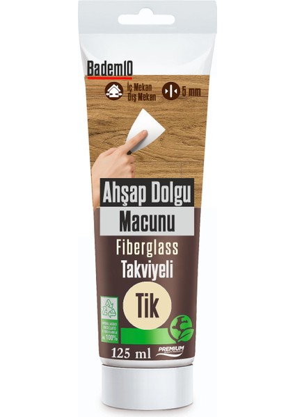 Ahşap Parke Tamir Macunu Tik Renk Mobilya Masa Dolgu Çatlak Çizik Giderici 125 ml Kullanıma Hazır indirimleri