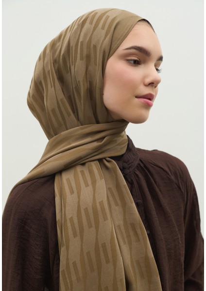 Nara Pamuk Floş Jakarlı Şal Toprak fiyatları