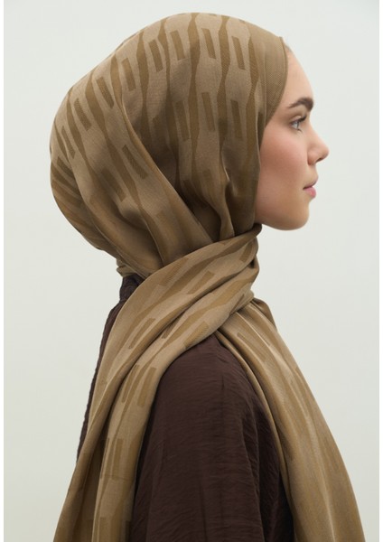 Nara Pamuk Floş Jakarlı Şal Toprak fırsatları