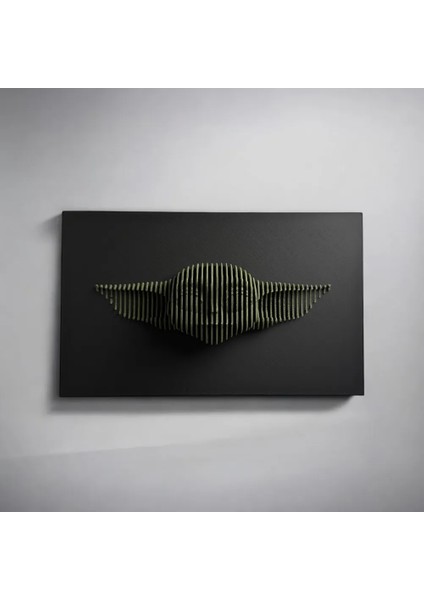 CRAFTSY3D Grogu Katmanlı Heykel – 3D Baskı Dekoratif Masaüstü Koleksiyon Ürünü