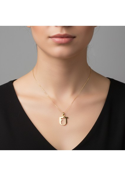 8 Ayar Altın Kolye Ucu F&t GM11522 0.5 gr