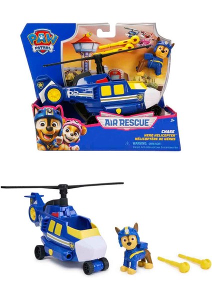 Air Rescue Figür ve Kurtarma Aracı - Chase