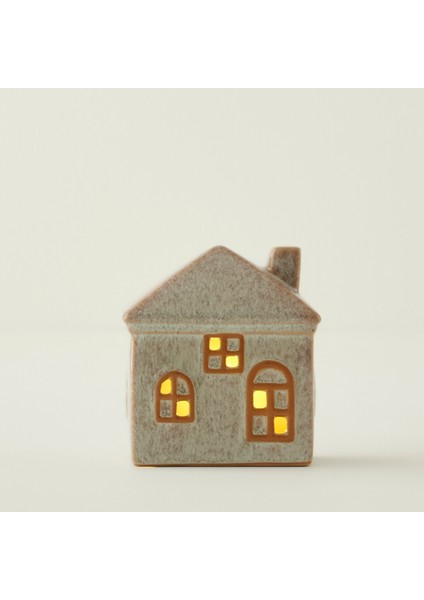 Home Yılbaşı Ledli Aydınlatma Bej (11X7X11 Cm)