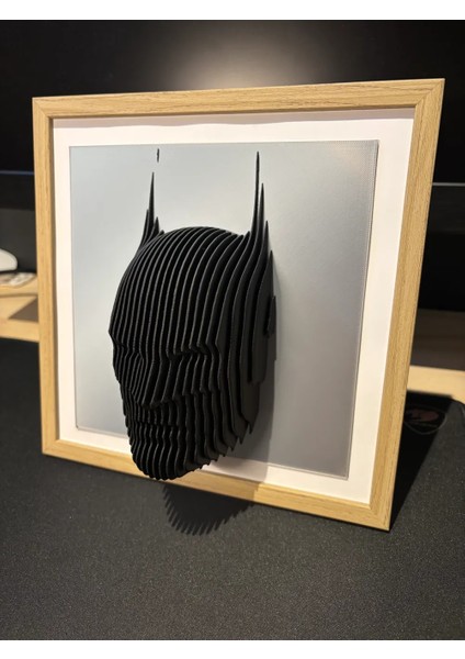 CRAFTSY3D Batman Katmanlı Heykel – 3D Baskı Dekoratif Masaüstü Koleksiyon Ürünü fiyatları