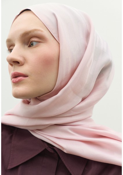 Nara Pamuk Floş Jakarlı Şal Pudra modelleri