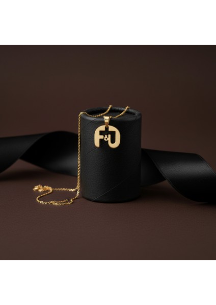 8 Ayar Altın Kolye Ucu F&u GM11533 1 gr modelleri