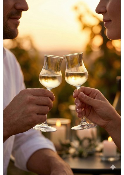 Nude Serisi 66110 Ayaklı Kadeh 2 Li