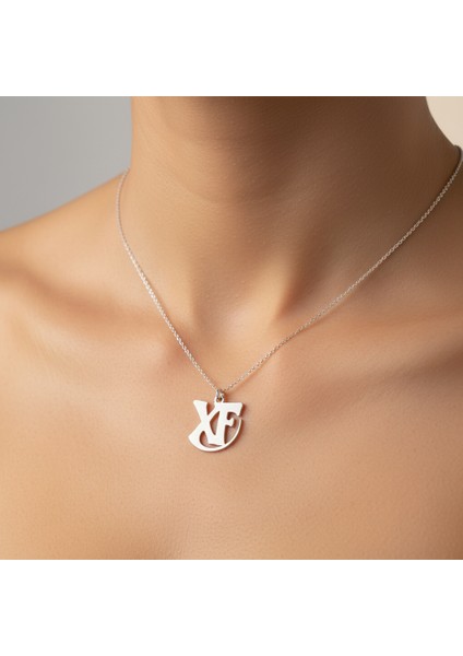 925 Ayar Gümüş Kolye F&x SM11554