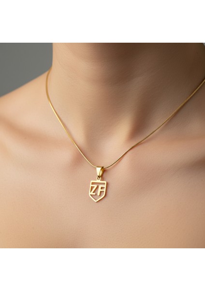 8 Ayar Altın Kolye Ucu F&z GM11573 0.5 gr