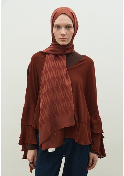 Nara Pamuk Floş Jakarlı Şal Kiremit fiyatları