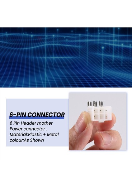 50PCS 6 Pimli Konnektör Güç Konnektörü Asıc Madenci Antminer Için Looper (Yurt Dışından) indirimleri