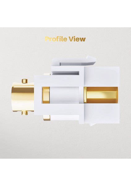 10 Paket Bnc Keystone Jack Bnc Kabloları Için Duvar Jakı, Bnc Ek, F/f Sdı Keystone Kablo Jakı Tv Jakı ile (Yurt Dışından) fiyatları