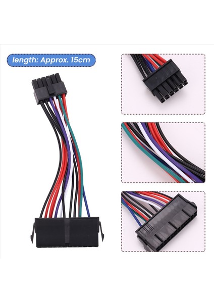 Psu Atx 24PIN DIŞI-12PIN Erkek Güç Kaynağı Kablo Kablosu Acer Için 18AWG Tel Q87H3-AM Q87H3 Am Q87 Anakart (Yurt Dışından) fırsatları