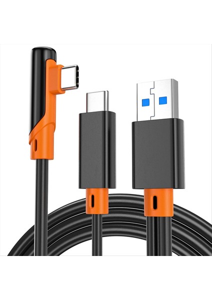 Usb3.2 Gen1 Vr Bağlantı Kablosu Oculus Quest 1 2 3/pico Neo 3/pico 4 Hızlı Şarj 9V 2A 5gbps Usb-C Vr Akış Hattı (Yurt Dışından)