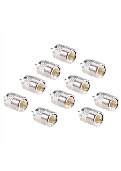 10PCS Konnektör Uhf Erkek PL259 Fiş Lehim Rg8 RG213 LMR400 7d-Fb Kablo Gümüş (Yurt Dışından) modelleri