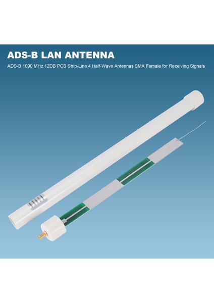 Ads-B 1090 Mhz 12DB Pcb Strip-Line 4 Yarım Dalga Antenleri Sma Sinyalleri Almak Için (Yurt Dışından) fırsatları
