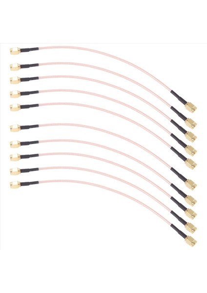 10PCS RG316 Sma Erkek Fişine Sma Erkek Fiş Konnektörü Rf Pigtail Coax Jumper Cable 8inch (Yurt Dışından)