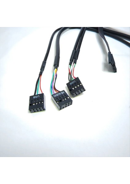 Anakart Uzatma Şasi Ön Panel Kablosu 19PIN 9pin Type-C 2-Port USB 2.0 3.0 Hd Ses 3.5mm Güç Anahtarı Kablosu (Yurt Dışından) fiyatları