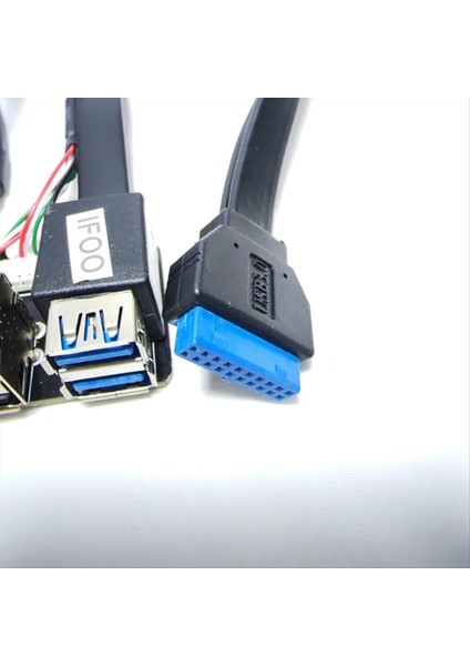 Anakart Uzatma Şasi Ön Panel Kablosu 19PIN 9pin Type-C 2-Port USB 2.0 3.0 Hd Ses 3.5mm Güç Anahtarı Kablosu (Yurt Dışından) modelleri