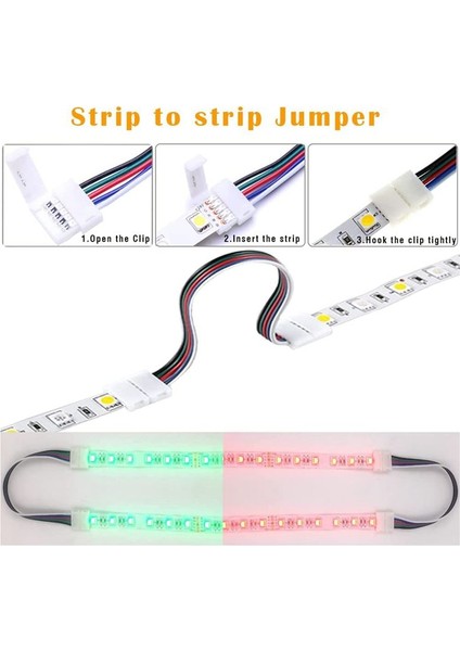 5 Pin LED Şerit Konnektör Kiti, 12MM Rgbw LED Şerit Bağlantısı Için T Şekil 5 Pın LED Rgbw Konektörü (Yurt Dışından) fiyatları