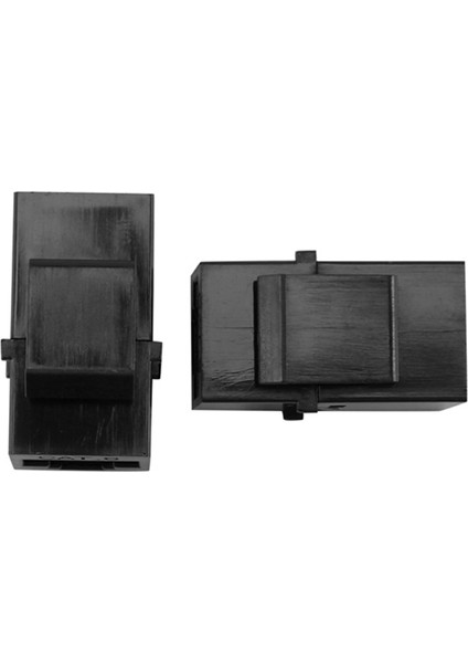 RJ45 Konnektör Keystone Jack Cat6 RJ45 Uzatma Bağlayıcı Ethernet Ağı Lan Kat 6 Kullanıcı Kapları Adaptörü (Siyah) (Yurt Dışından) indirimleri