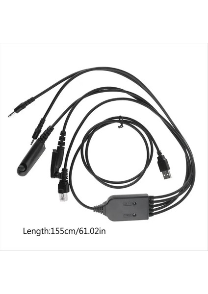 5 Arada Yazma Frekans Hattı USB Programlama Kablosu GP328PLUS338PLUS/GP328/GP338/GP68/GP63GM300 2WED Radyo (Yurt Dışından) fiyatları
