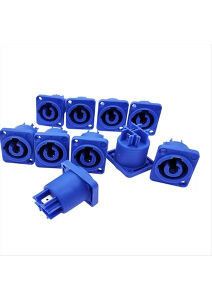 10PCS NAC3MPA-1 NAC3MPB-1 Güç Hoparlör Panel Soketi Mavi Güç 20A Aşamalı LED Aydınlatma Ses 3 Pin Soket, Giriş (Yurt Dışından)