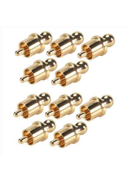 10 Adet Altın Kaplama Rca Fiş Kapağı Kısa Devre Soketi, Fono Konnektörü Rca Koruyucu Kriko Soketi Koruma Kapak Kapaklarını (Yurt Dışından) modelleri
