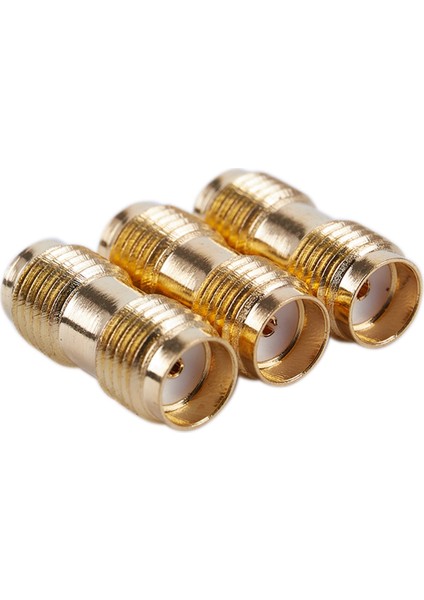3x Altın Rf Bağlayıcı Sma Dişi Iki Yönlü Radyo Sma-F Için Sma Dişi Sma-F Anten Adaptör (Yurt Dışından) fiyatları