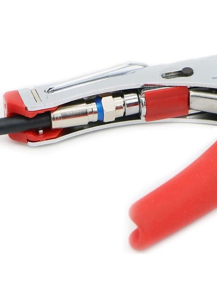 Sıkıştırma Rg6 F Konektör Koaksiyel Koaksiyel Adaptör Fişi Uydu ve Kablolu Tv (50 Paket) (Yurt Dışından) fırsatları