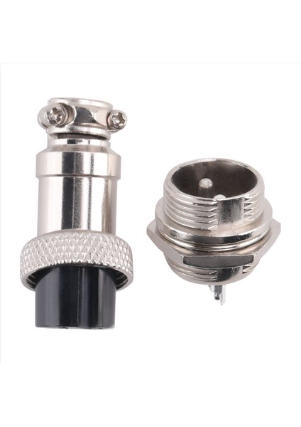 GX16 Havacılık Konnektörü 2 Pimli 400V Vidalı Tip Erkek ve Kadın Butt Kablosu Konnektörü Havacılık Fiş Soket Konnektörü (Yurt Dışından) modelleri