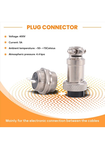 GX16 Havacılık Konnektörü 2 Pimli 400V Vidalı Tip Erkek ve Kadın Butt Kablosu Konnektörü Havacılık Fiş Soket Konnektörü (Yurt Dışından) indirimleri