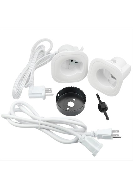 Duvarda Kablo Yönetim Kiti Tv Kabloları Gizle Için Delik Testere Tv Montaj Yaparken Kolay Kurulum Için Testere Eklentisi (Yurt Dışından) fiyatları