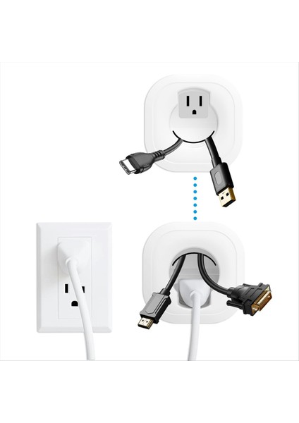 Duvarda Kablo Yönetim Kiti Tv Kabloları Gizle Için Delik Testere Tv Montaj Yaparken Kolay Kurulum Için Testere Eklentisi (Yurt Dışından) modelleri