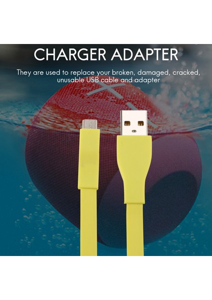 USB Logitech Ue Boom 2 /ue Megaboom /ue Wonderboom /ue Roll 2 Bluetooth Hoparlör Için USB Hızlı Şarj Kablo Şarj Cihazı Adaptörü (Yurt Dışından) fırsatları