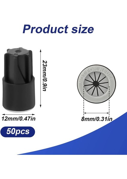 50PCS Su Geçirmez Tel Fındık, Sprinkler LED Peyzaj Işığı Sulama Vanaları Için Dış Mekan Elektrik Tel Konektörleri Siyah (Yurt Dışından) modelleri