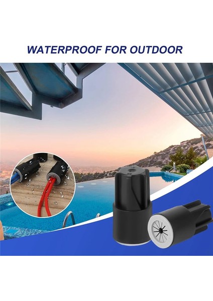 50PCS Su Geçirmez Tel Fındık, Sprinkler LED Peyzaj Işığı Sulama Vanaları Için Dış Mekan Elektrik Tel Konektörleri Siyah (Yurt Dışından) indirimleri