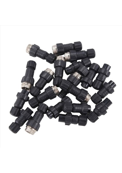 10 Set GX16 M16 QL16 Plastik 16MM Havacılık Fişi Erkek Kadın Docking Panel Monte Konnektör 2 Pins (Yurt Dışından)