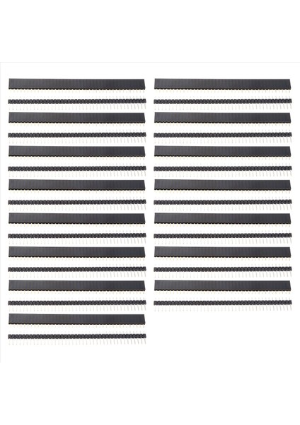 30 Pcs 40 Pin 2.54MM Erkek ve Kadın Pin Başlıkları Arduino Prototip Kalkanı Için Fiş Konektörü (Yurt Dışından)