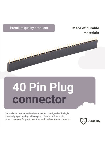 30 Pcs 40 Pin 2.54MM Erkek ve Kadın Pin Başlıkları Arduino Prototip Kalkanı Için Fiş Konektörü (Yurt Dışından) fırsatları