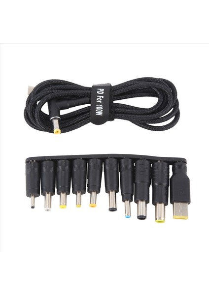 100W Tip C Dizüstü Bilgisayar Güç Adaptör Konnektörü Fiş USB Tip C&#39;ye Evrensel Şarj Cihazı (Yurt Dışından)