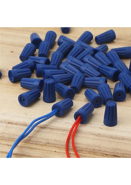 50PCS Su Geçirmez Tel Fındık, Sprinkler LED Manzara Işık Sulama Vanaları Için Dış Mekan Elektrik Tel Konektörleri Mavi (Yurt Dışından) modelleri