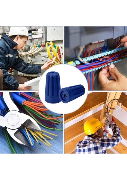 50PCS Su Geçirmez Tel Fındık, Sprinkler LED Manzara Işık Sulama Vanaları Için Dış Mekan Elektrik Tel Konektörleri Mavi (Yurt Dışından) fırsatları