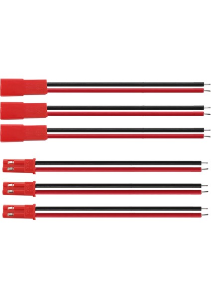 50 Çift 10 cm Jst Konektör Fiş Kablosu Erkek+Rc Pil Için Dişi, Jst Çifti Kablolu Fiş (Yurt Dışından) fiyatları