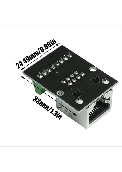 4pcs RJ45 Ethernet Dişi Soket Konnektörü Kırılma Kartı, 2.54MM Konektör Kartı Korumalı Ağ Adaptör Terminali (Yurt Dışından) fırsatları