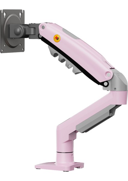 Monitör Standı North Bayou Nb F80 (2025 Yeni Model) Amortisörlü Tekli Monitör Standı Pembe Pink (17-30 Inç)-(2-9 Kg)